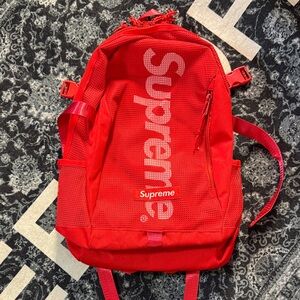 Supreme Bold Red Mesh Backpack